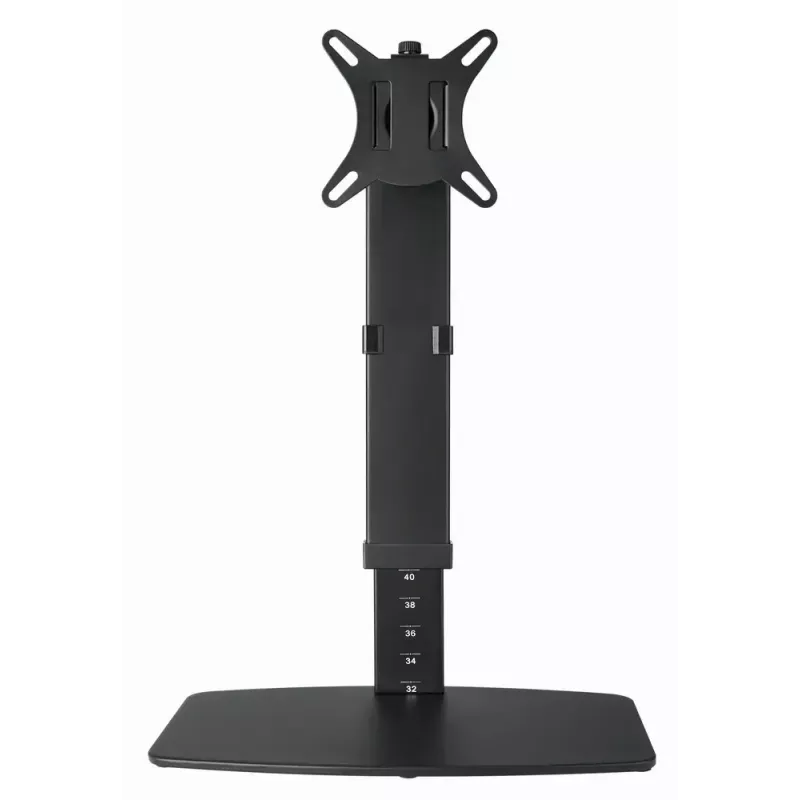 Gembird MS-D1ST-02 soporte de escritorio para monitor, regulable en altura y de movimiento completo, 17–32 pulgadas, 8 kg, negro