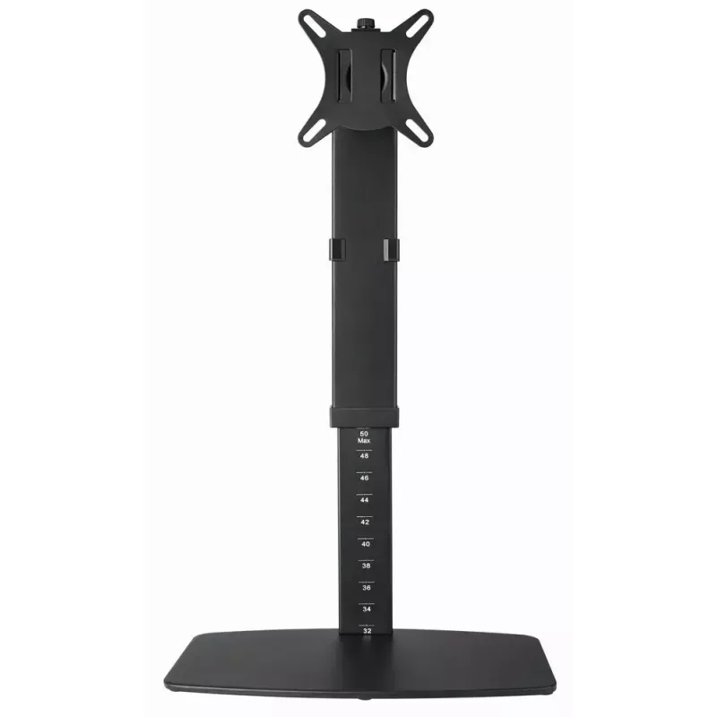 Gembird MS-D1ST-02 soporte de escritorio para monitor, regulable en altura y de movimiento completo, 17–32 pulgadas, 8 kg, negro