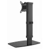 Gembird MS-D1ST-02 soporte de escritorio para monitor, regulable en altura y de movimiento completo, 17–32 pulgadas, 8 kg, negro