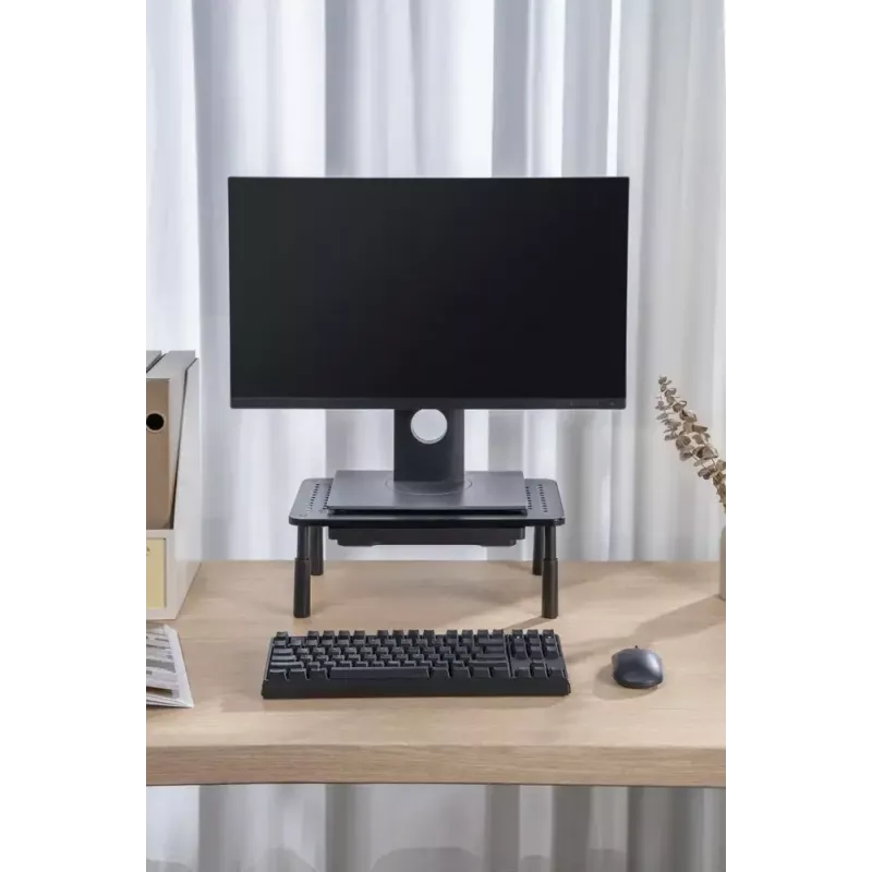 Gembird MS-TABLE-D-01 soporte regulable para monitor con cajón