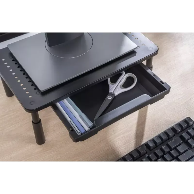 Gembird MS-TABLE-D-01 soporte regulable para monitor con cajón