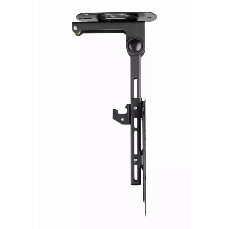 Soporte de techo para TV GEMBIRD CM-43ST-01, totalmente articulado, para televisores de 19–43 pulgadas, acero, inclinación 0–90°, giro ±45°, VESA 75×75–200×200, máx. 20 kg, negro