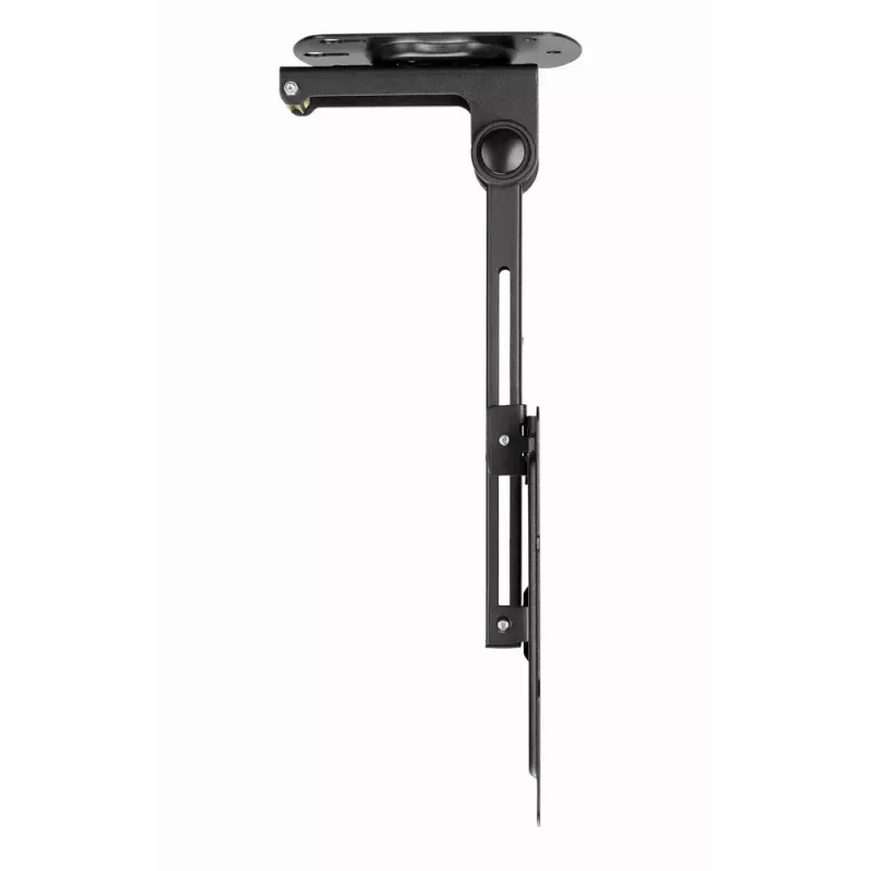 Soporte de techo para TV GEMBIRD CM-43ST-01, totalmente articulado, para televisores de 19–43 pulgadas, acero, inclinación 0–90°, giro ±45°, VESA 75×75–200×200, máx. 20 kg, negro