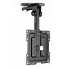 Soporte de techo para TV GEMBIRD CM-43ST-01, totalmente articulado, para televisores de 19–43 pulgadas, acero, inclinación 0–90°, giro ±45°, VESA 75×75–200×200, máx. 20 kg, negro