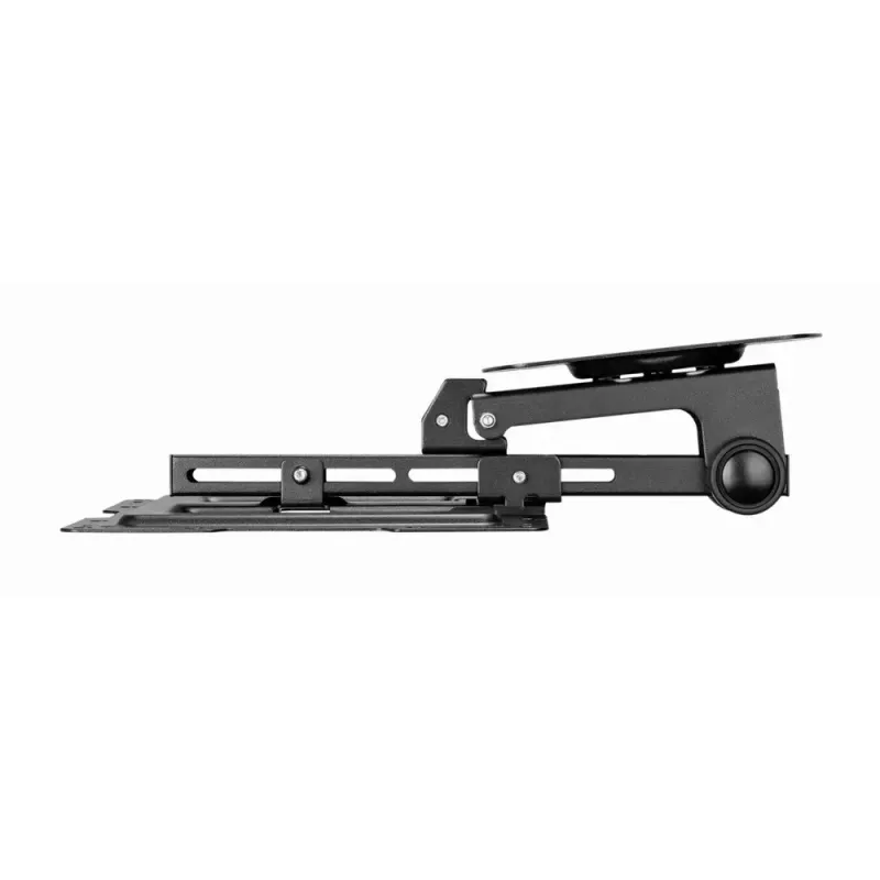 Soporte de techo para TV GEMBIRD CM-43ST-01, totalmente articulado, para televisores de 19–43 pulgadas, acero, inclinación 0–90°, giro ±45°, VESA 75×75–200×200, máx. 20 kg, negro