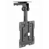 Soporte de techo para TV GEMBIRD CM-43ST-01, totalmente articulado, para televisores de 19–43 pulgadas, acero, inclinación 0–90°, giro ±45°, VESA 75×75–200×200, máx. 20 kg, negro