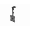 Soporte de techo para TV GEMBIRD CM-55ST-01 – soporte de techo totalmente articulado para 23–55 pulgadas (75x75–400x400 VESA), máx. 20 kg, negro