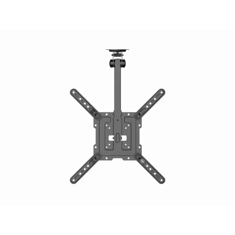 Soporte de techo para TV GEMBIRD CM-55ST-01 – soporte de techo totalmente articulado para 23–55 pulgadas (75x75–400x400 VESA), máx. 20 kg, negro