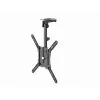 Soporte de techo para TV GEMBIRD CM-55ST-01 – soporte de techo totalmente articulado para 23–55 pulgadas (75x75–400x400 VESA), máx. 20 kg, negro