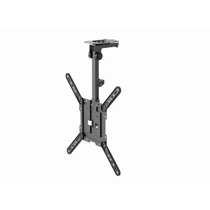 Soporte de techo para TV GEMBIRD CM-55ST-01 – soporte de techo totalmente articulado para 23–55 pulgadas (75x75–400x400 VESA), máx. 20 kg, negro