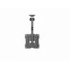 Soporte de techo para TV GEMBIRD CM-55ST-01 – soporte de techo totalmente articulado para 23–55 pulgadas (75x75–400x400 VESA), máx. 20 kg, negro