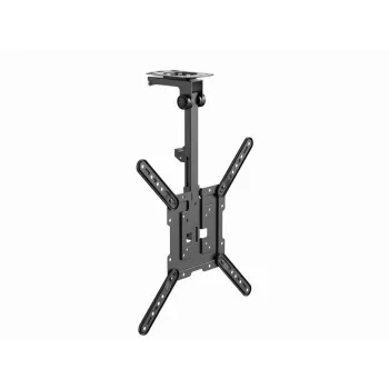 Soporte de techo para TV GEMBIRD CM-55ST-01 – soporte de techo totalmente articulado para 23–55 pulgadas (75x75–400x400 VESA), máx. 20 kg, negro