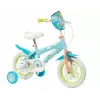 Bicicleta infantil Toimsa Bluey 12 pulgadas — rueda de 12 pulgadas, azul y lima, freno delantero y trasero, ruedines