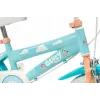 Bicicleta infantil Toimsa Bluey 12 pulgadas — rueda de 12 pulgadas, azul y lima, freno delantero y trasero, ruedines
