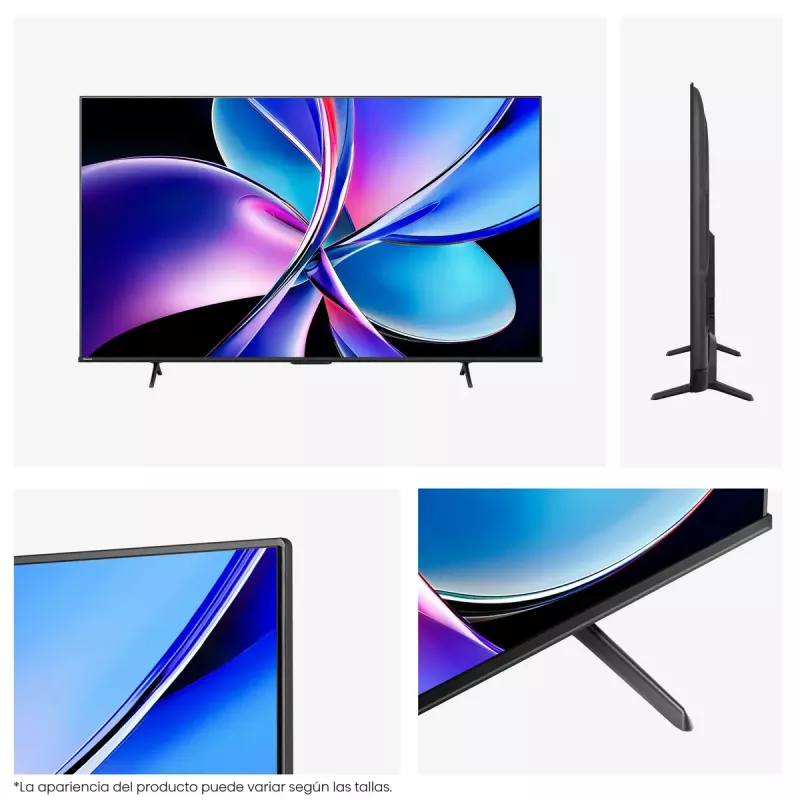 TV Hisense 55E7Q PRO 55 pulgadas QLED Pro 4K UHD (3840x2160), 144 Hz, HDR10+, VIDAA U8.5, Direct-LED