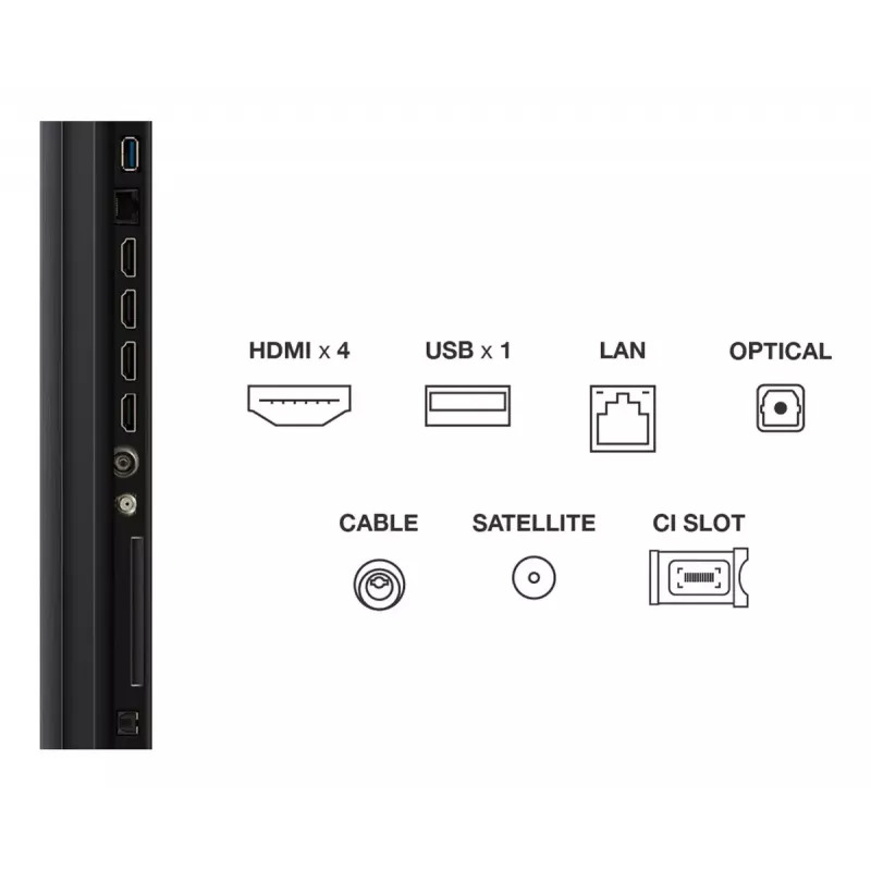 TCL 65C7K TV 165,1 cm (65 inch) 4K Ultra HD Smart TV Wi-Fi metalizado 2600 cd/m²