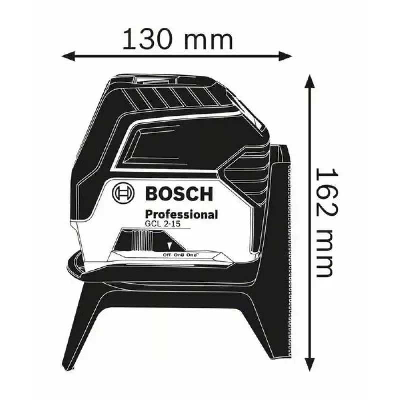 Bosch GCL 2-15 láser de líneas/puntos 15 m 650 nm