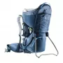Mochila portabebés DEUTER Kid Comfort poliamida azul, carga máx. 22 kg, peso 3,23 kg, medidas 72×43×34 cm