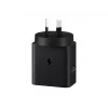 Cargador de pared Samsung EP-T4511 45W USB‑C PD 3.0, 100–240V, negro, para smartphone y tablet