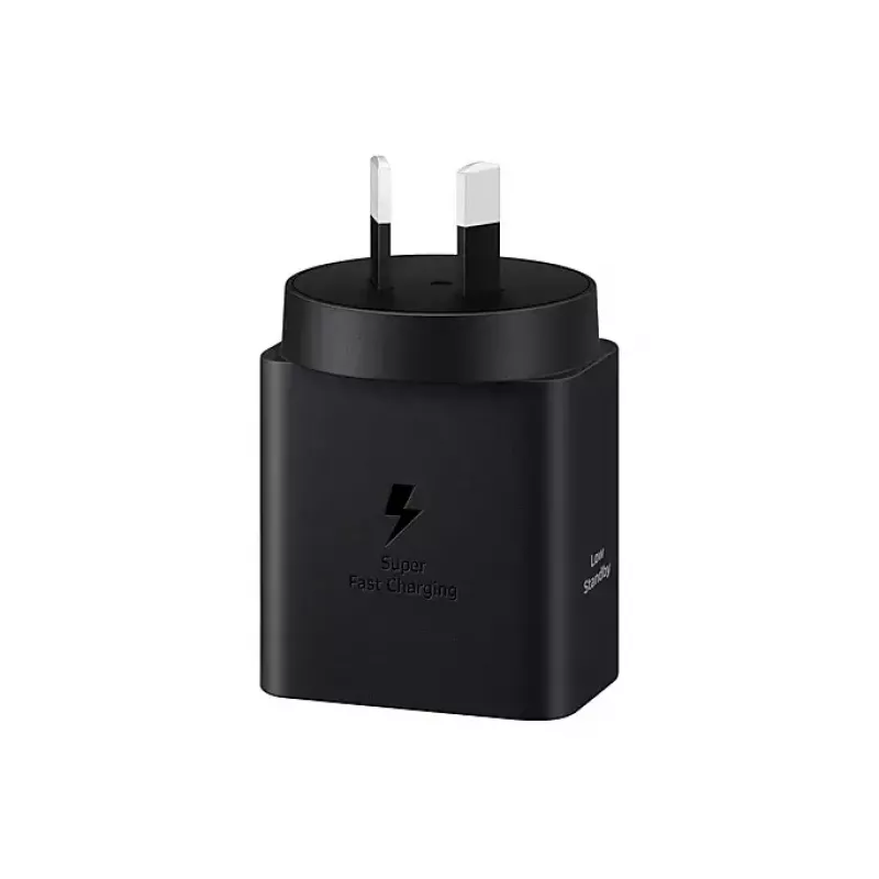 Cargador de pared Samsung EP-T4511 45W USB‑C PD 3.0, 100–240V, negro, para smartphone y tablet