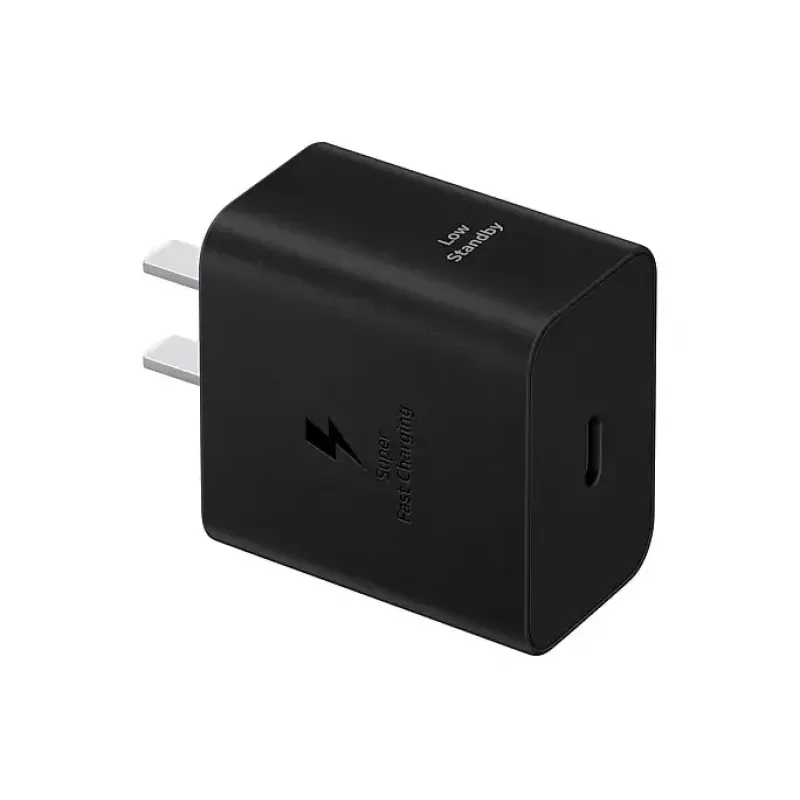 Cargador de pared Samsung EP-T4511 45W USB‑C PD 3.0, 100–240V, negro, para smartphone y tablet