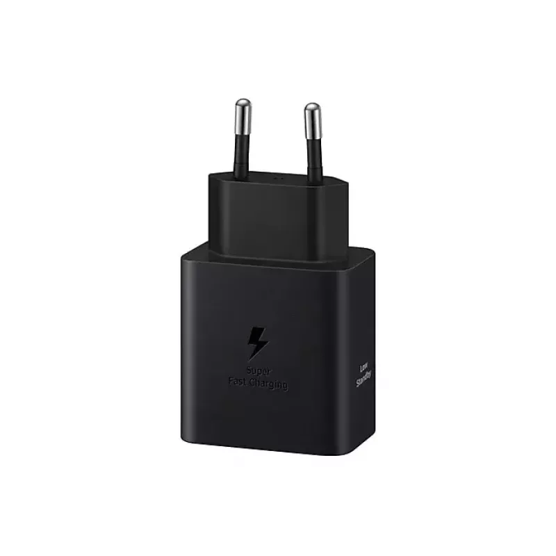 Cargador de pared Samsung EP-T4511 45W USB‑C PD 3.0, 100–240V, negro, para smartphone y tablet