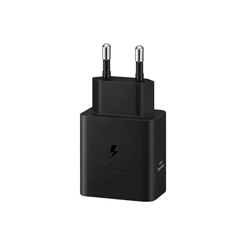 Cargador de pared Samsung EP-T4511 45W USB‑C PD 3.0, 100–240V, negro, para smartphone y tablet