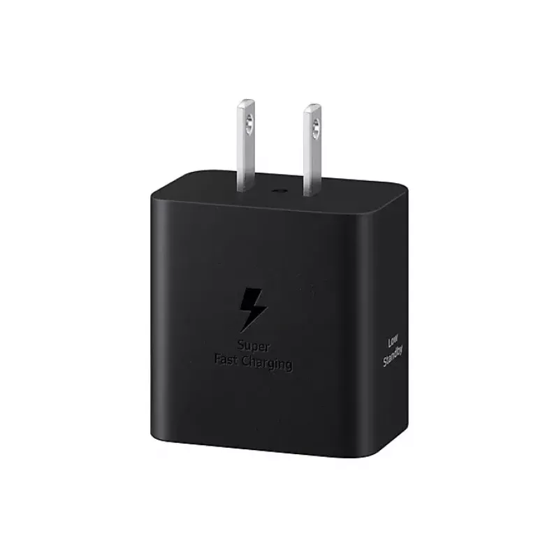 Cargador de pared Samsung EP-T4511 45W USB‑C PD 3.0, 100–240V, negro, para smartphone y tablet