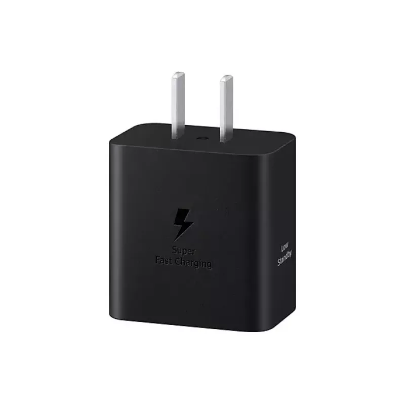 Cargador de pared Samsung EP-T4511 45W USB‑C PD 3.0, 100–240V, negro, para smartphone y tablet