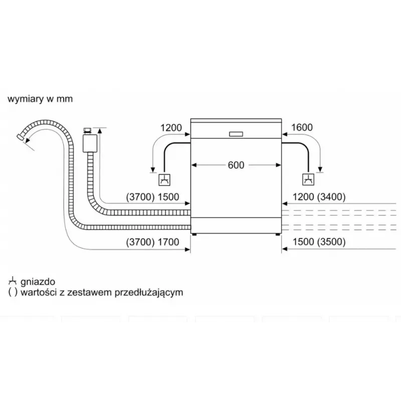 Lavavajillas integrable Bosch Serie 4 SMV4HTX11E — 13 cubiertos, totalmente integrable 60 cm, clase energética C