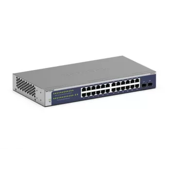 NETGEAR GS724Tv6 Managed L2+/L3 Gigabit Ethernet (10/100/1000) 1U azul, gris