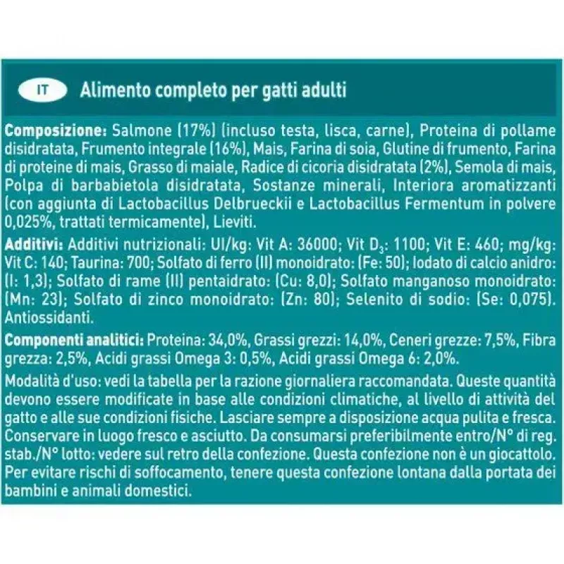 Purina ONE Adult pienso para gatos con salmón, 9,75 kg