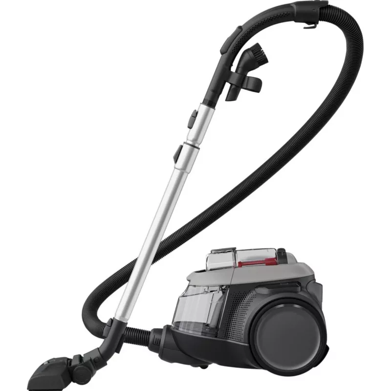 Aspirador Electrolux EL61A4UG, aspirador en seco sin bolsa, 700 W máx, 170 W de potencia de aspiración, cable de 9 m, radio de 12 m, gris