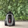 Aspirador Electrolux EL61A4UG, aspirador en seco sin bolsa, 700 W máx, 170 W de potencia de aspiración, cable de 9 m, radio de 12 m, gris