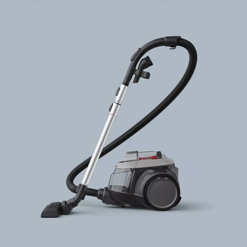 Aspirador Electrolux EL61A4UG, aspirador en seco sin bolsa, 700 W máx, 170 W de potencia de aspiración, cable de 9 m, radio de 12 m, gris