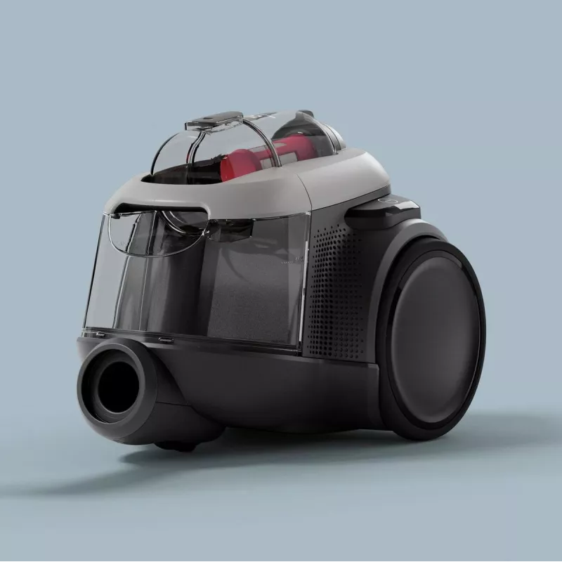 Aspirador Electrolux EL61A4UG, aspirador en seco sin bolsa, 700 W máx, 170 W de potencia de aspiración, cable de 9 m, radio de 12 m, gris