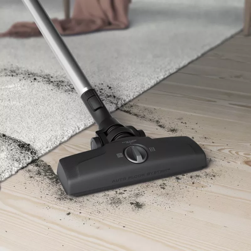 Aspirador Electrolux EL61A4UG, aspirador en seco sin bolsa, 700 W máx, 170 W de potencia de aspiración, cable de 9 m, radio de 12 m, gris