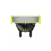 Cuchilla de afeitar Philips Norelco OneBlade QP410/50 — 1 cabezal de recambio, negro, lavable, cambiar tras 4 meses