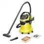 Aspirador de agua y polvo Kärcher WD 5 V-25/5/22, 25 L, 1100 W, cable de 5 m, manguera de 2,2 m