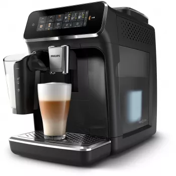 Cafetera espresso Philips EP3341/50 superautomática, depósito de agua de 1,8 l, depósito de café en grano de 275 g, depósito de leche de 0,26 l, 15 bar, molinillo cerámico