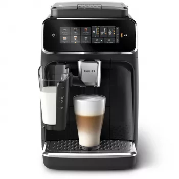 Cafetera espresso Philips EP3341/50 superautomática, depósito de agua de 1,8 l, depósito de café en grano de 275 g, depósito de leche de 0,26 l, 15 bar, molinillo cerámico