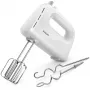 Philips HR3705/00 Daily Collection batidora de mano, 300 W, 5 velocidades + turbo, varillas y ganchos amasadores, cable de 1,2 m, blanca