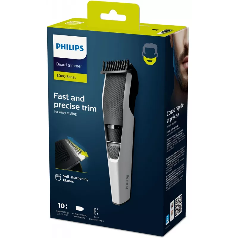 Recortadora de barba Philips 3000 series Beardtrimmer series 3000 BT3206/14