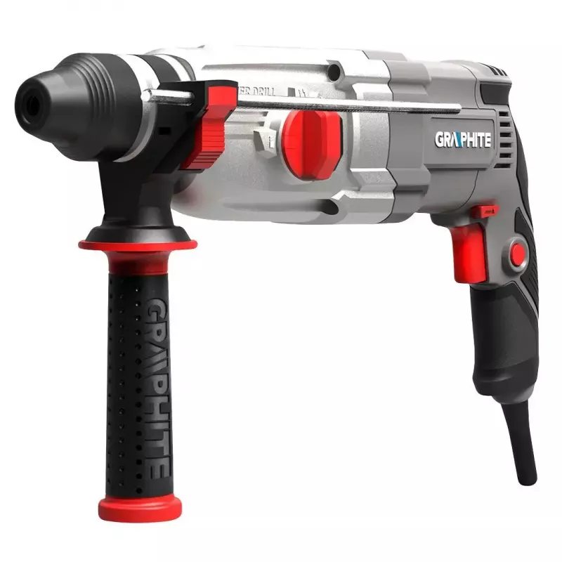 Martillo perforador GRAPHITE 58G539 — diseño compacto de una pieza