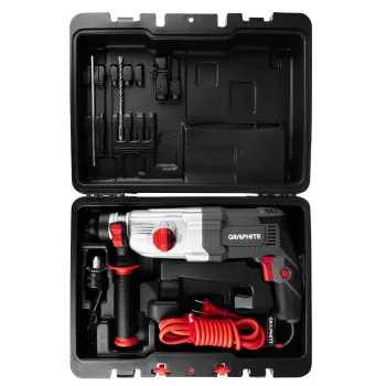 Martillo perforador GRAPHITE 58G539 — diseño compacto de una pieza
