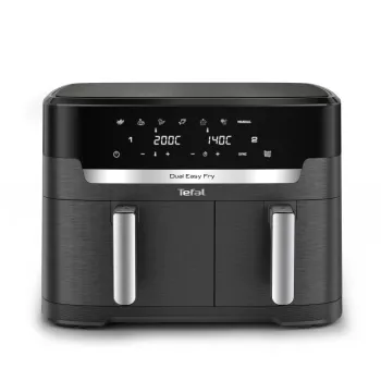 Freidora Tefal Easy Fry Dual XXL EY942HE0 doble 11 L de sobremesa 2020 W freidora de aire gris
