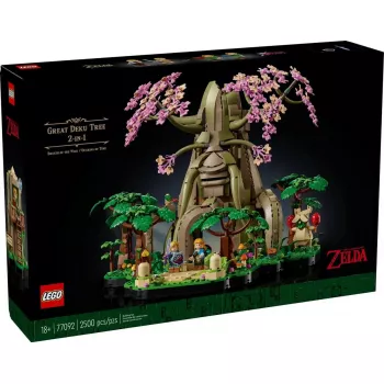 Set LEGO The Legend of Zelda Gran Árbol Deku 2 en 1 (77092) — 2500 piezas, 4 minifiguras, 330 mm de altura