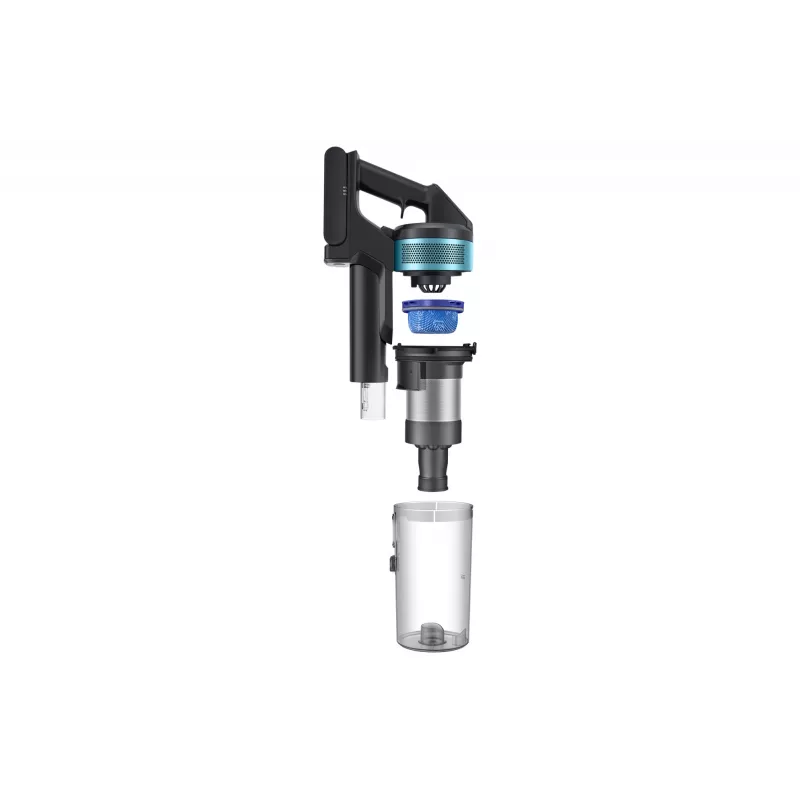 Aspirador vertical 2 en 1 Samsung VS20B75AGR1 con batería, sin bolsa, 550 W, negro, color menta