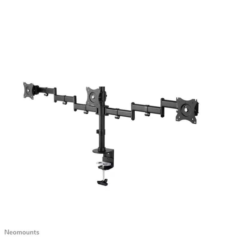 Brazo para monitor Neomounts NM-D135D3Negro 10-27 pulgadas, pinza/pasacables de mesa, 8 kg, 25,4 cm (10 pulgadas), 68,6 cm (27 pulgadas), 100 x 100 mm, negro