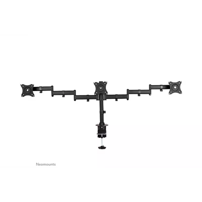 Brazo para monitor Neomounts NM-D135D3Negro 10-27 pulgadas, pinza/pasacables de mesa, 8 kg, 25,4 cm (10 pulgadas), 68,6 cm (27 pulgadas), 100 x 100 mm, negro